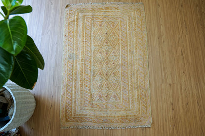 　115cm × 76cm アフガニスタン　マシュワニキリム 手織り絨毯 Decorworks