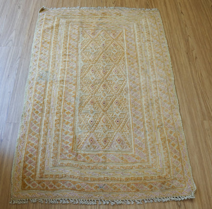 　115cm × 76cm アフガニスタン　マシュワニキリム 手織り絨毯 Decorworks