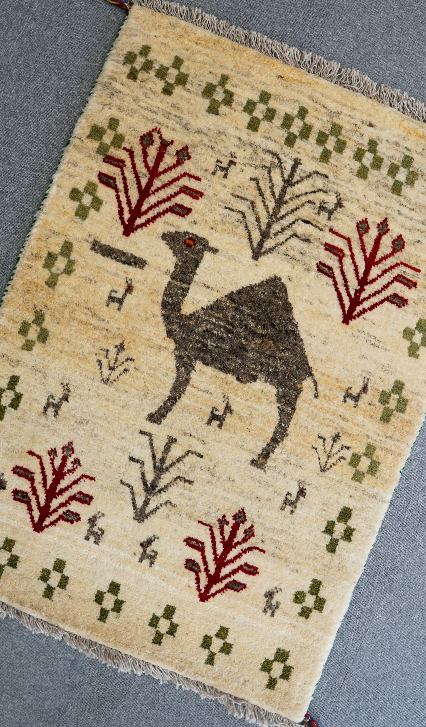 117×83cm ペルシャ手織りギャッベ Decorworks