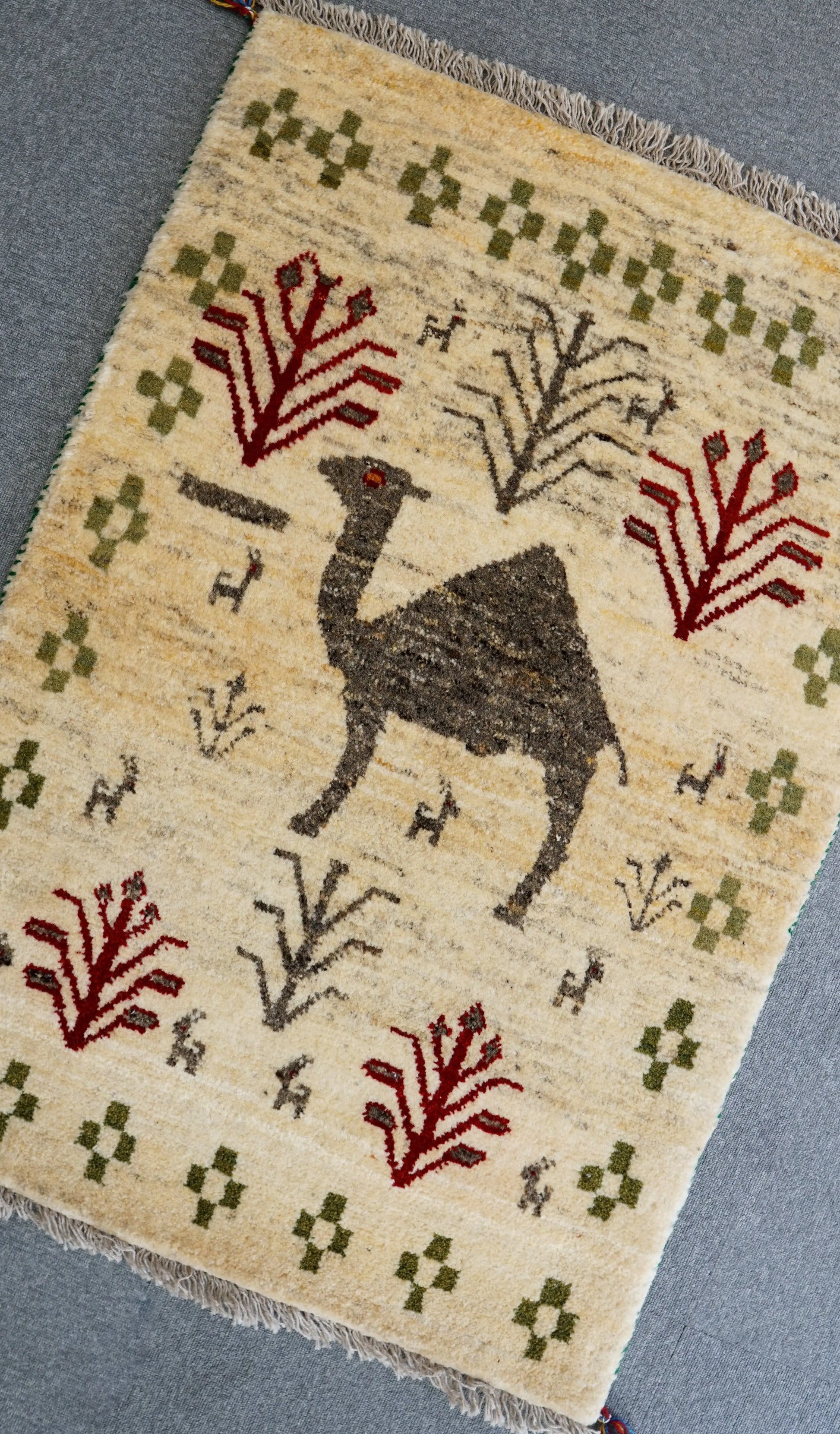 117×83cm ペルシャ手織りギャッベ Decorworks