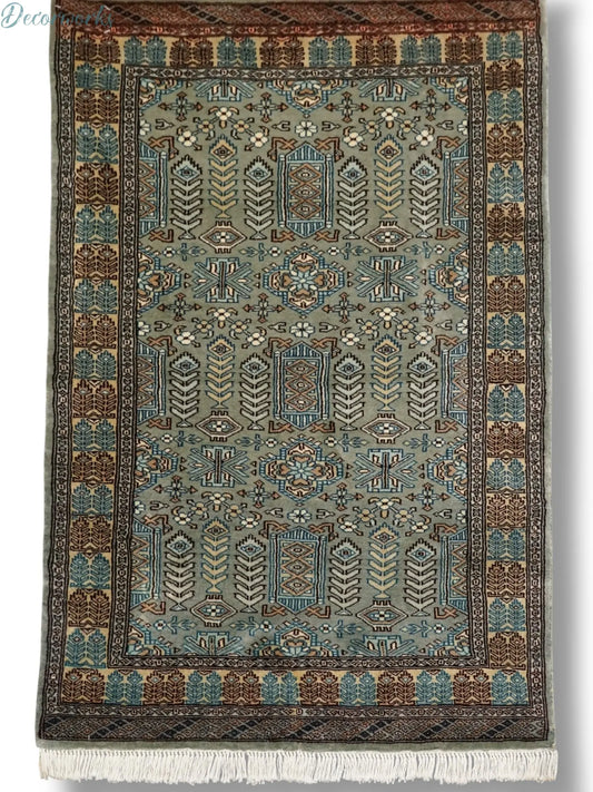 123×81cm【パキスタン手織り絨毯】 Decorworks