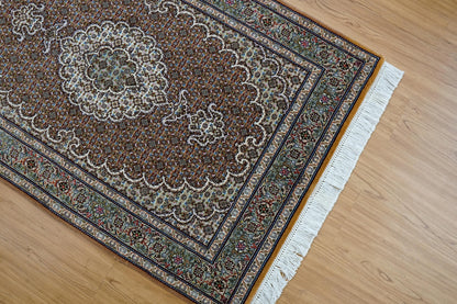 127×85cmペルシャ手織り絨毯 タブリーズ産　50RAJ Decorworks