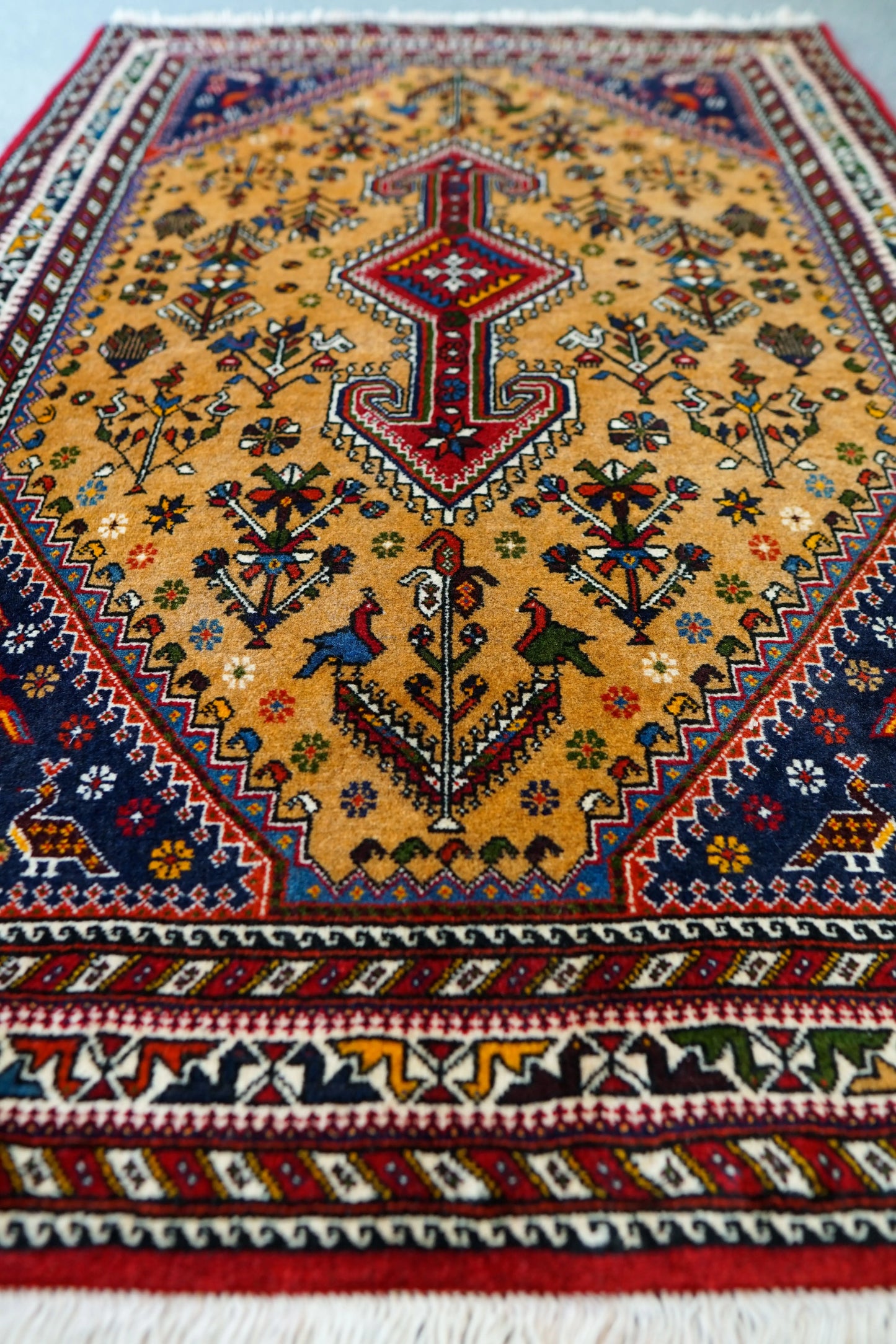 150×100cm　 ペルシャ絨毯 アバデ Decorworks