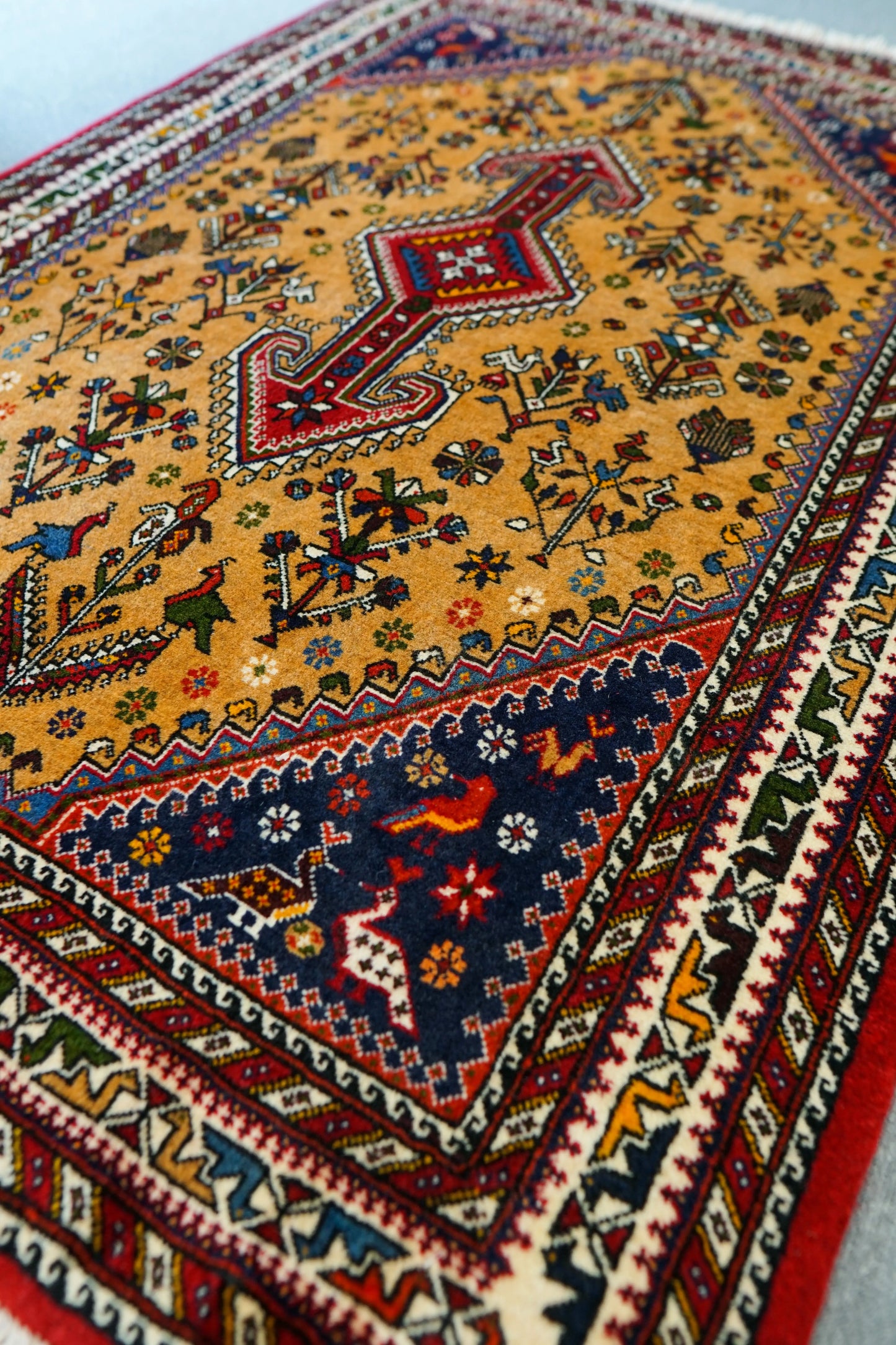 150×100cm　 ペルシャ絨毯 アバデ Decorworks