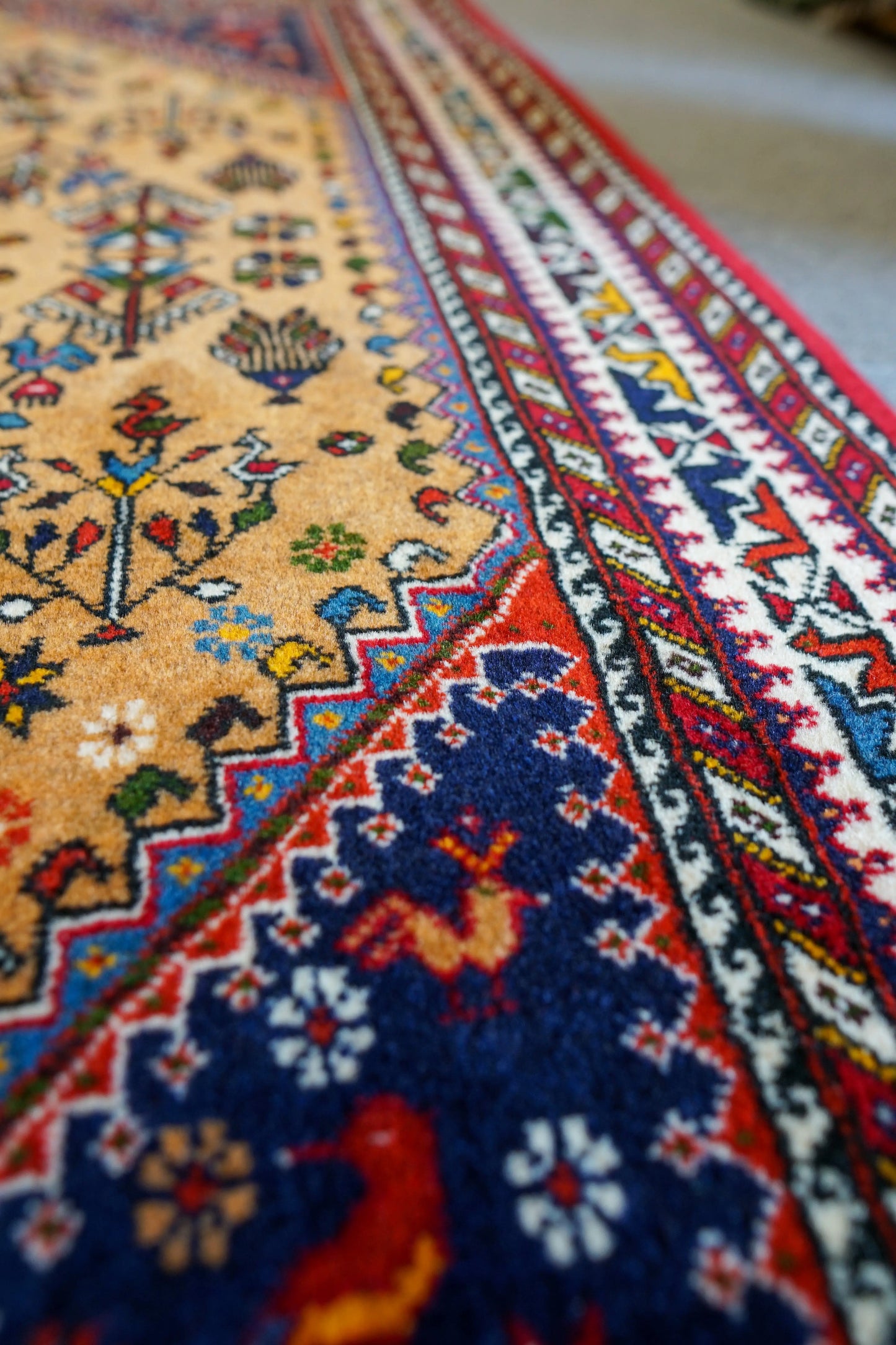 150×100cm　 ペルシャ絨毯 アバデ Decorworks