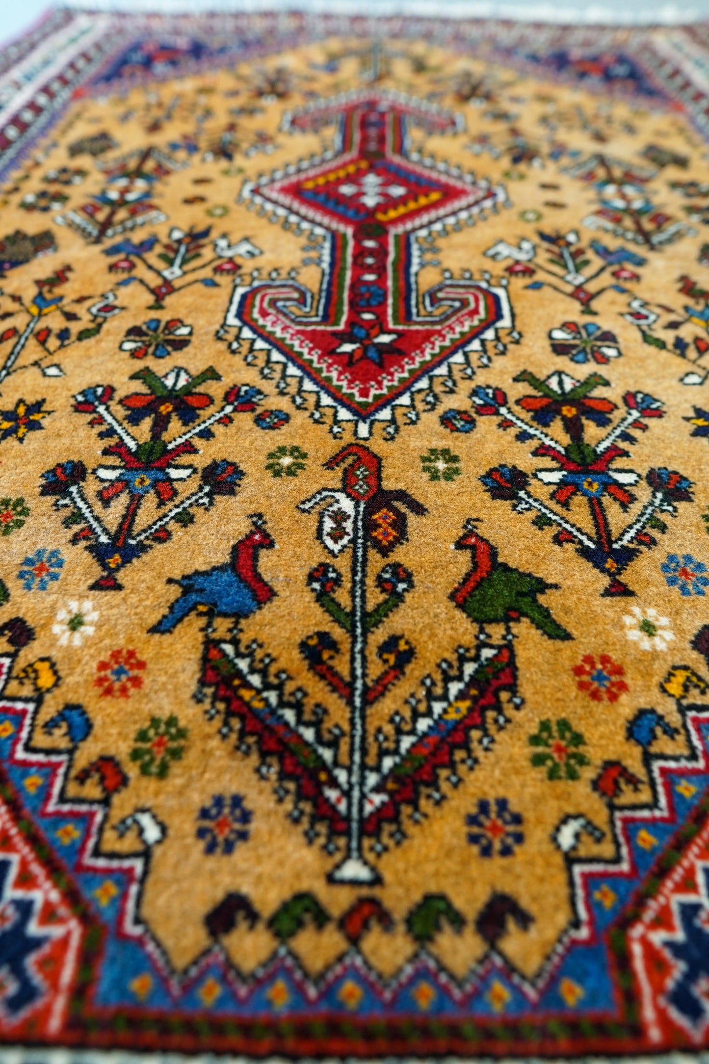 150×100cm　 ペルシャ絨毯 アバデ Decorworks