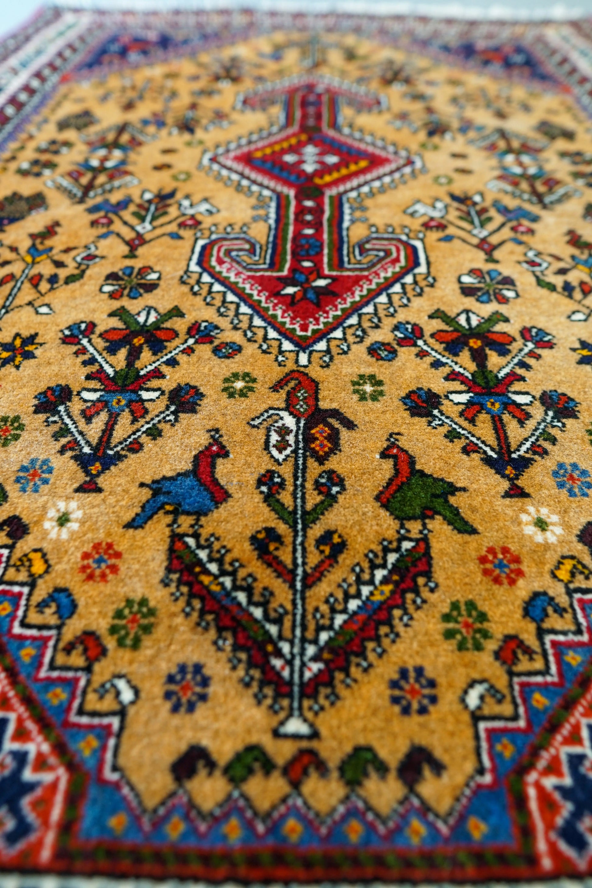 150×100cm　 ペルシャ絨毯 アバデ Decorworks