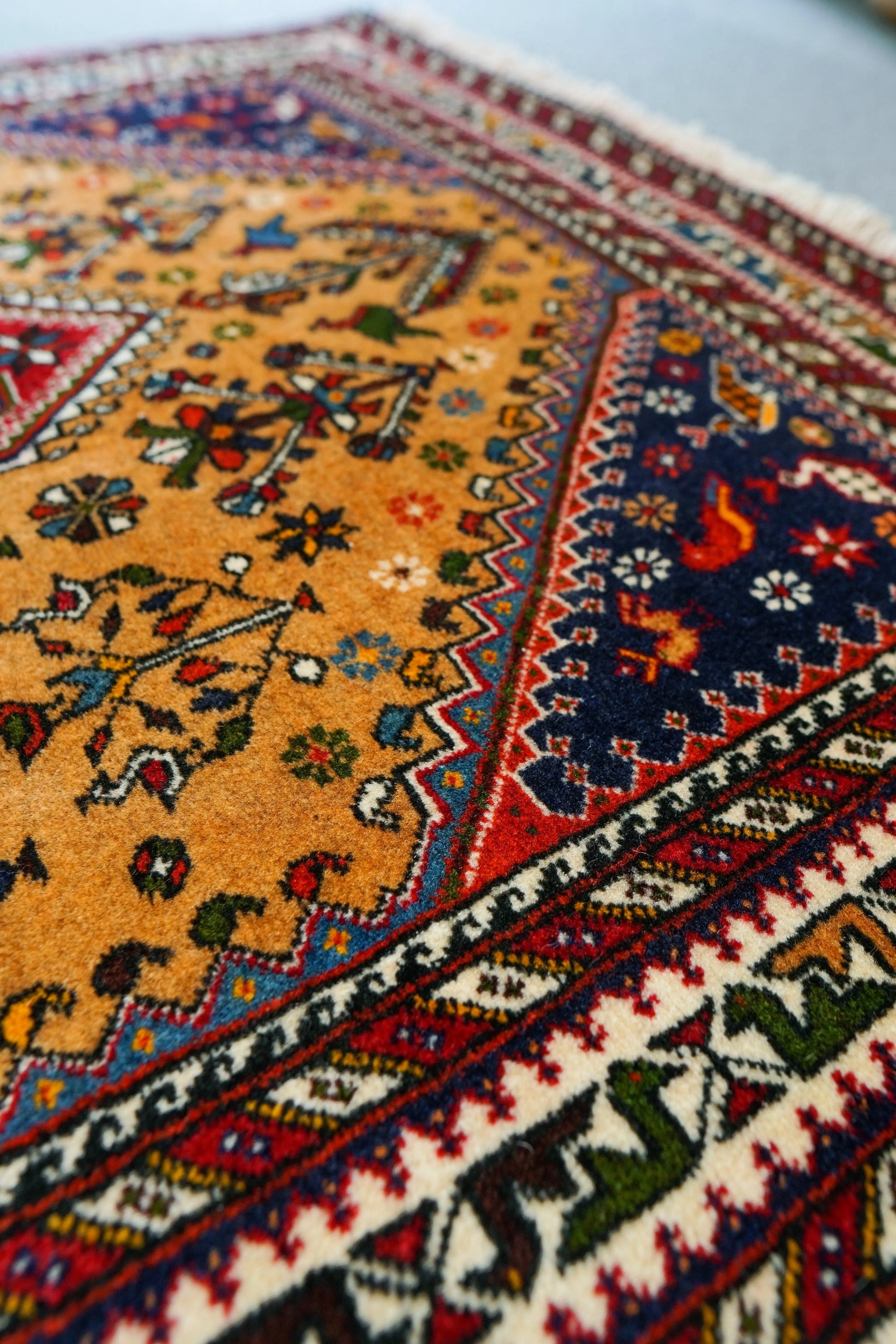 150×100cm　 ペルシャ絨毯 アバデ Decorworks
