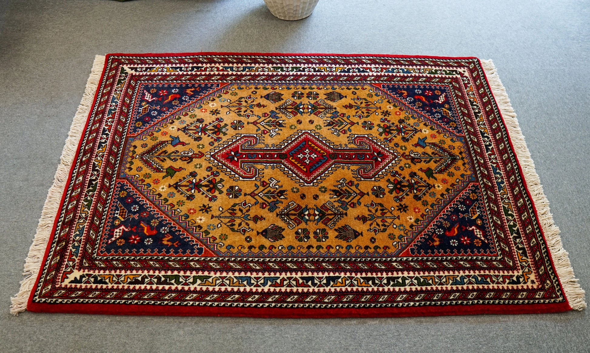 150×100cm　 ペルシャ絨毯 アバデ Decorworks