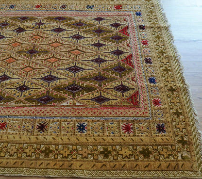 アフガン絨毯 マシュワニラグ キリム トライバルラグ151×122cm Decorworks