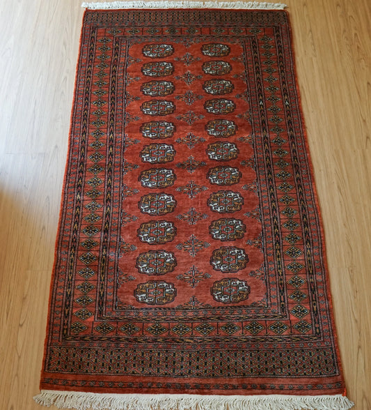 トルクメン ボハララグ トライバルラグ　ヴィンテージラグ 158×90cm Decorworks