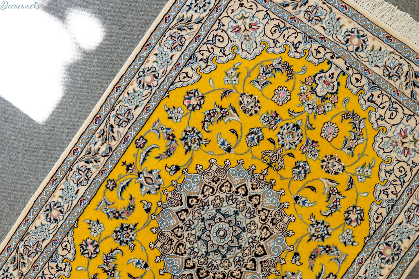 162×109cm ペルシャ手織り絨毯 Decorworks