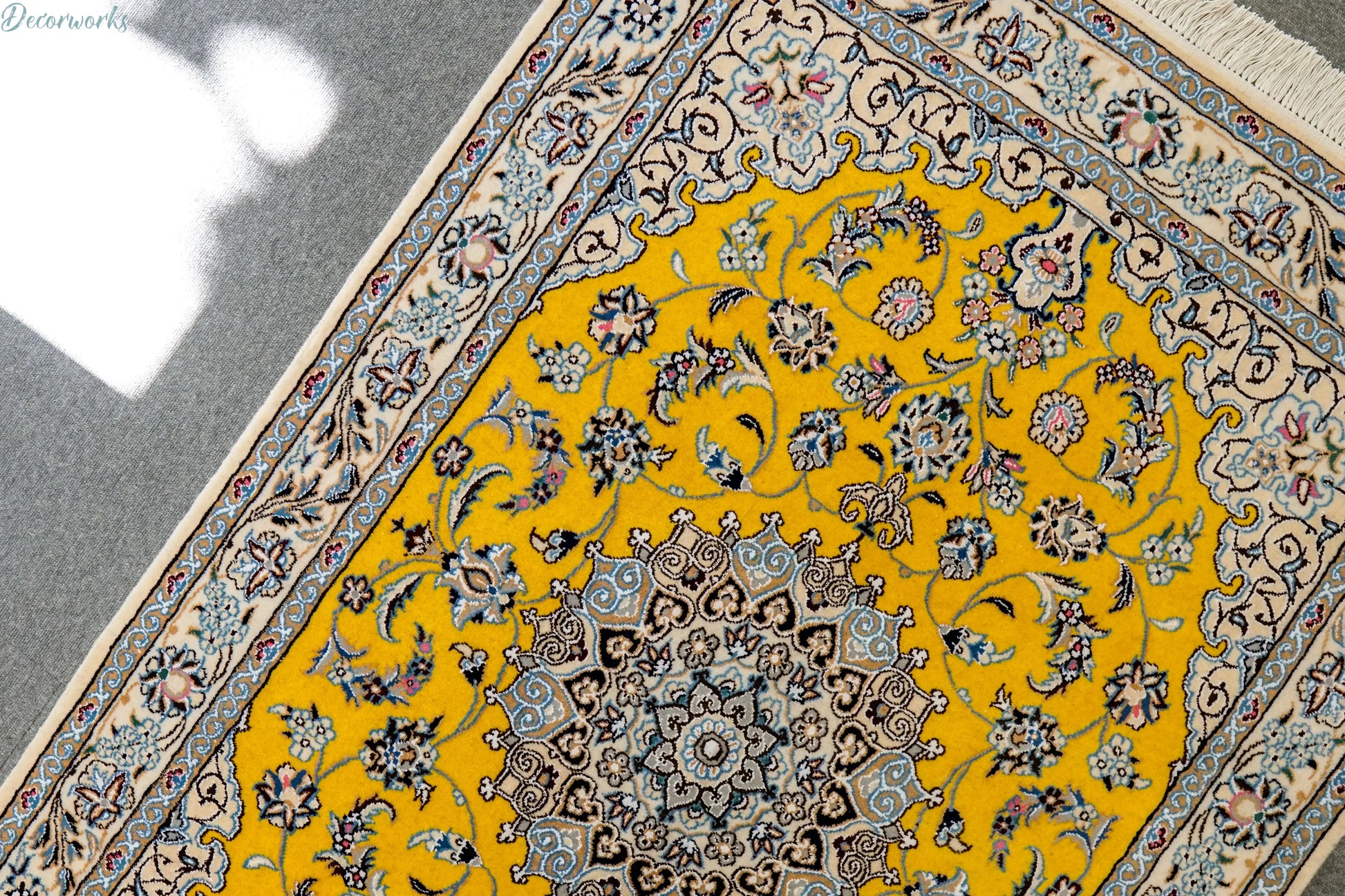 162×109cm ペルシャ手織り絨毯 Decorworks