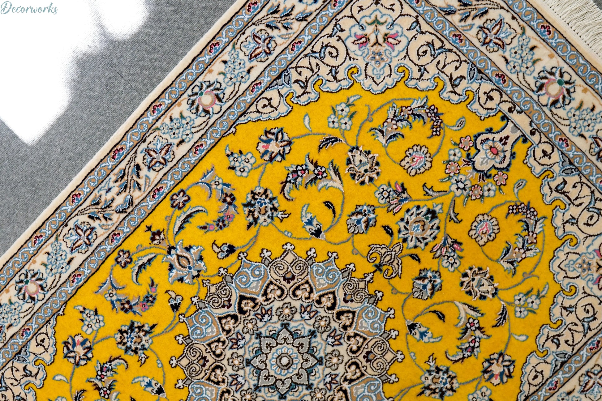 162×109cm ペルシャ手織り絨毯 Decorworks
