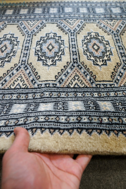 182×63cm パキスタン手織り絨毯　ランナー Decorworks