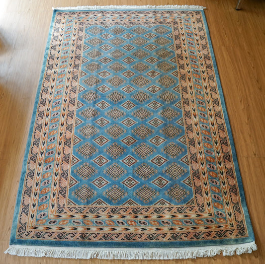 パキスタン手織り絨毯  トライバルラグ　185×125cm Decorworks