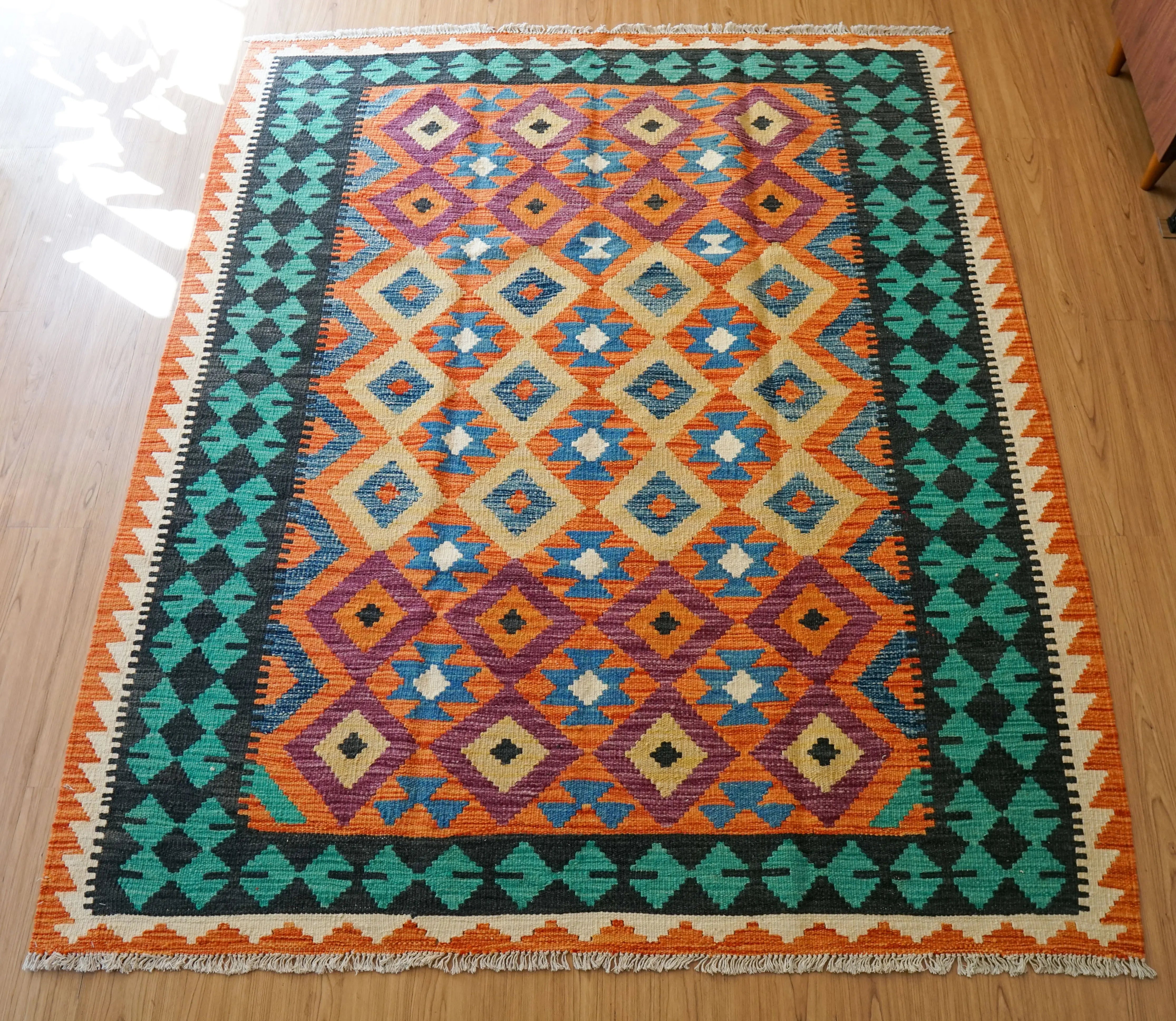 50×50cm アフガン手織りキリム 50×50cm アフガン手織りキリム