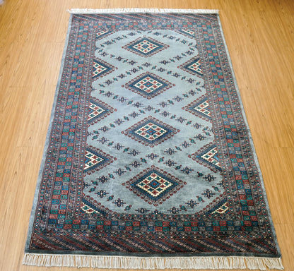 パキスタン手織り絨毯 191×121cm Decorworks