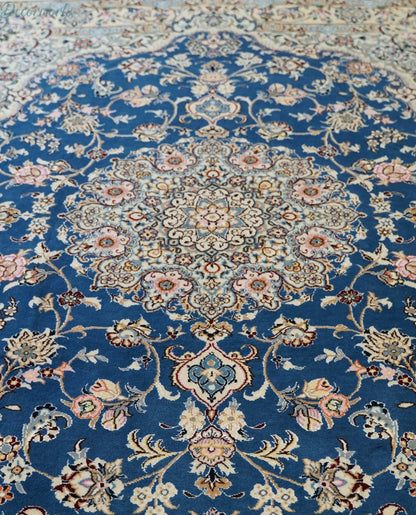 198×150cm　 ペルシャ絨毯 ナイン産 Decorworks