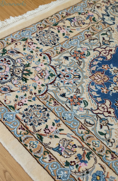 198×150cm　 ペルシャ絨毯 ナイン産 Decorworks