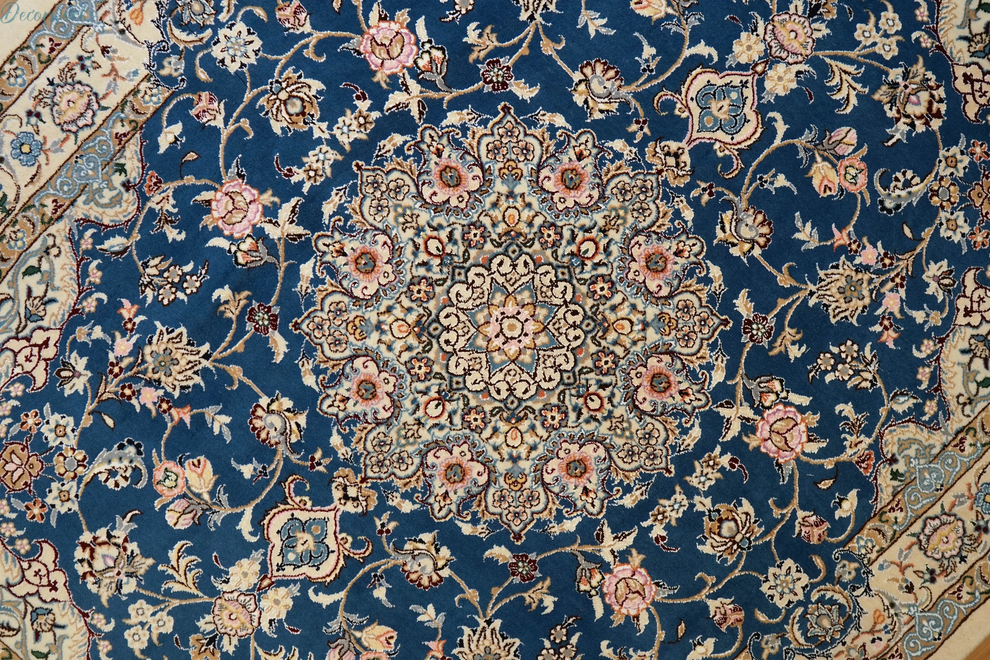 198×150cm　 ペルシャ絨毯 ナイン産 Decorworks
