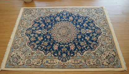198×150cm　 ペルシャ絨毯 ナイン産 Decorworks