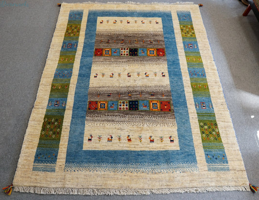 200×159cm ペルシャ手織りギャッベ Decorworks