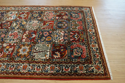 Collection ペルシャ絨毯 バクティアリ産 手織りラグ 202×136cm ガーデンデザイン