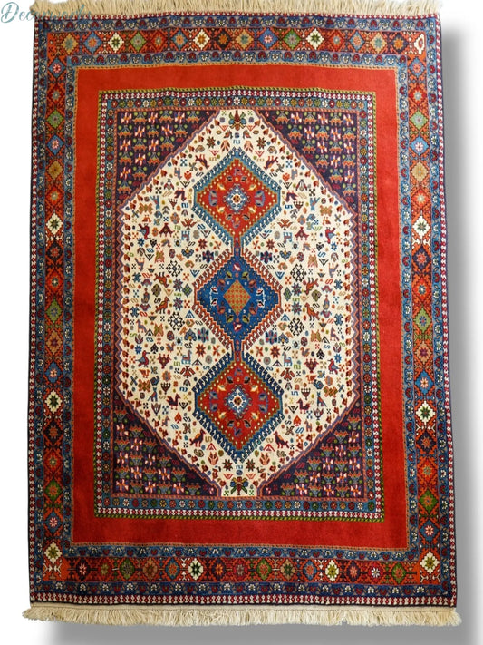202×155cm　ペルシャ絨毯　ヤラメ産 Decorworks
