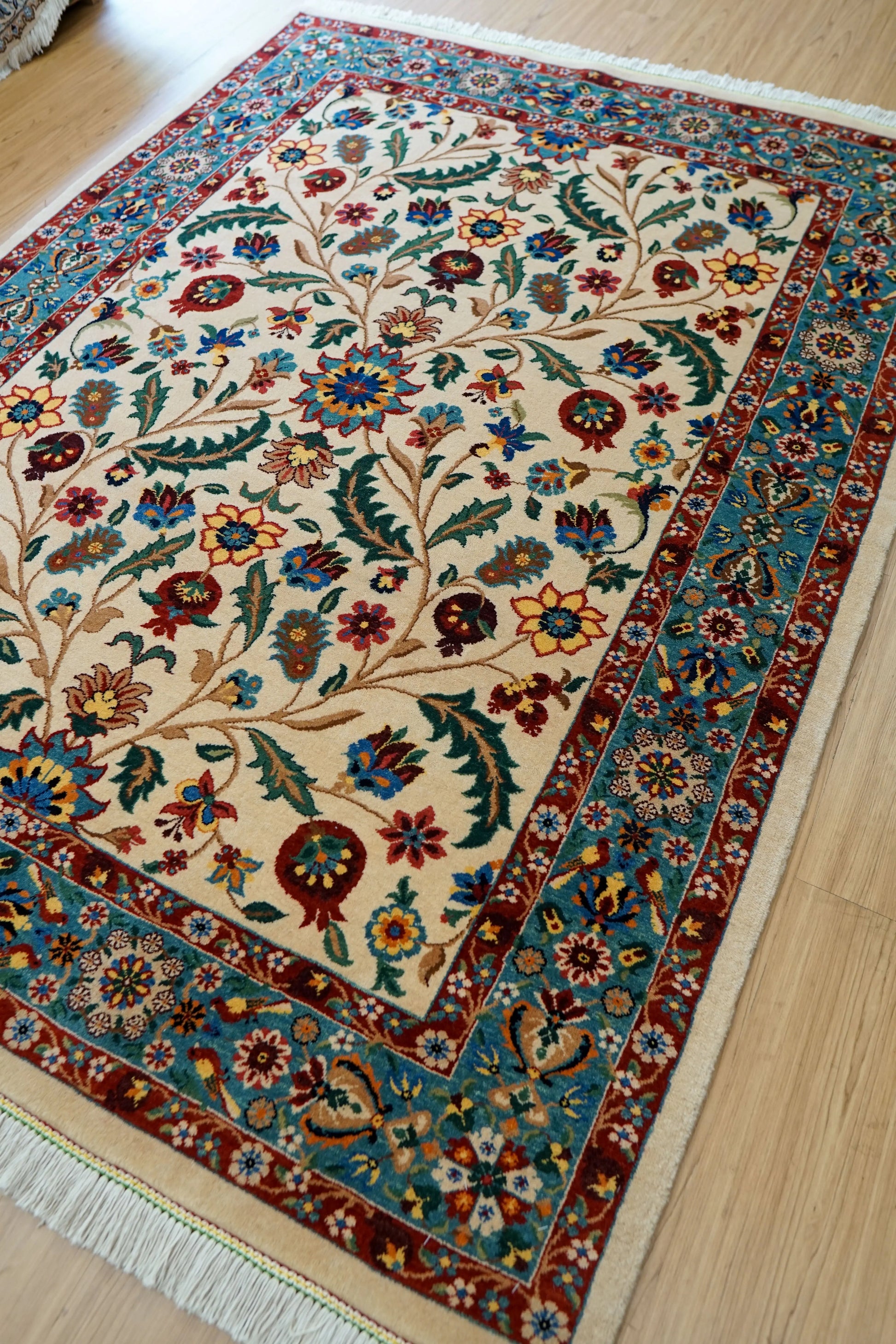 210×160cm　 ペルシャ バラミン産 手織り絨毯 Decorworks
