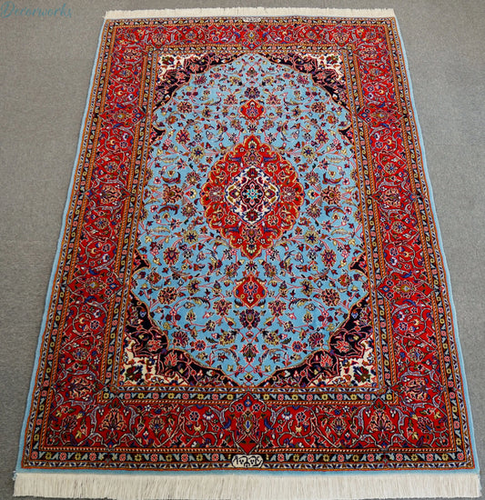 213cm x 147cm　ペルシャ絨毯 カシャーン産 Decorworks