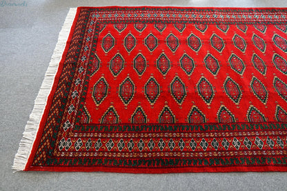 219×138cm パキスタン手織り絨毯 Decorworks