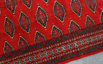 219×138cm パキスタン手織り絨毯 Decorworks