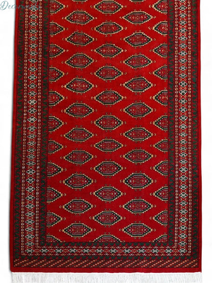 219×138cm パキスタン手織り絨毯 Decorworks