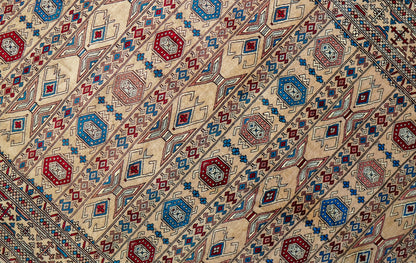 223×154cm【パキスタン手織り絨毯 Decorworks
