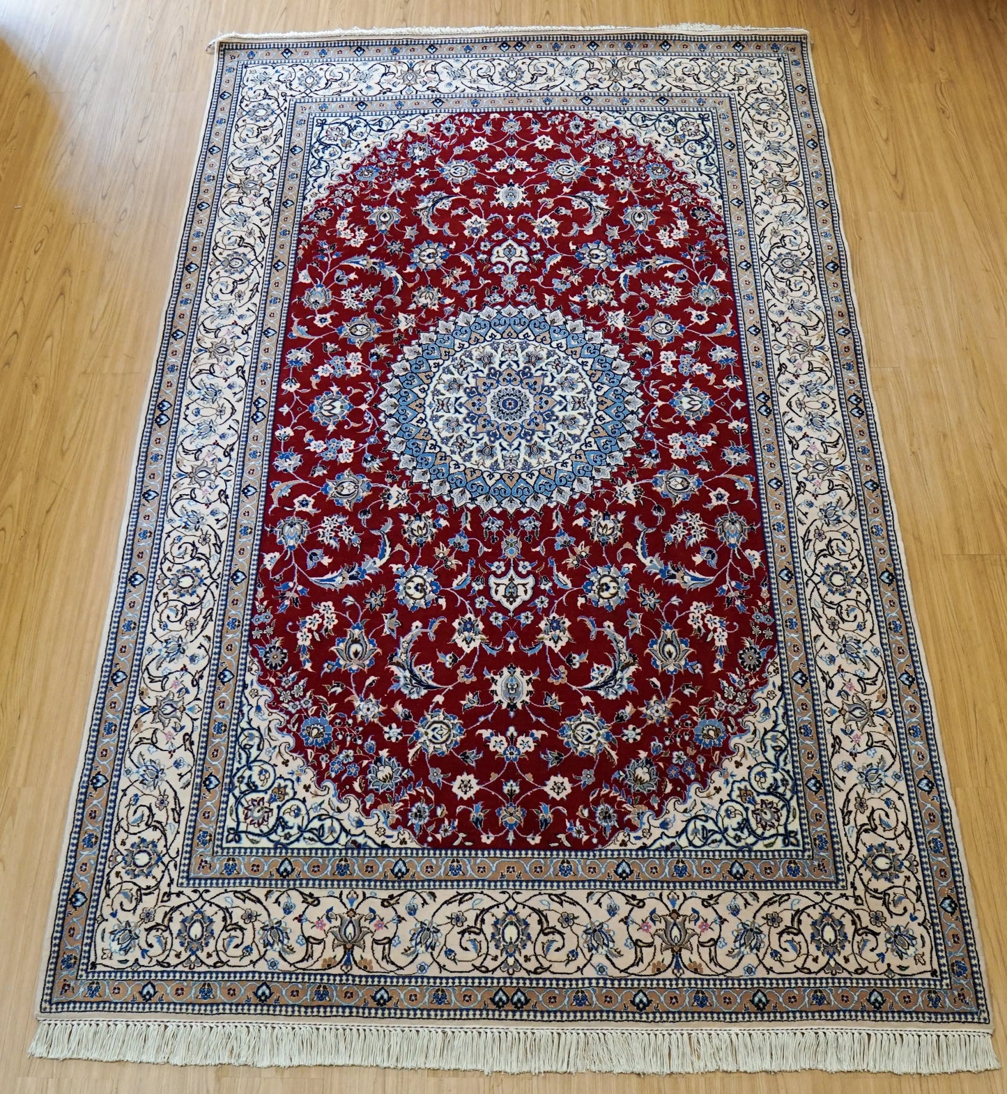 237×146cm ナイン産ペルシャ絨毯 6La Decorworks