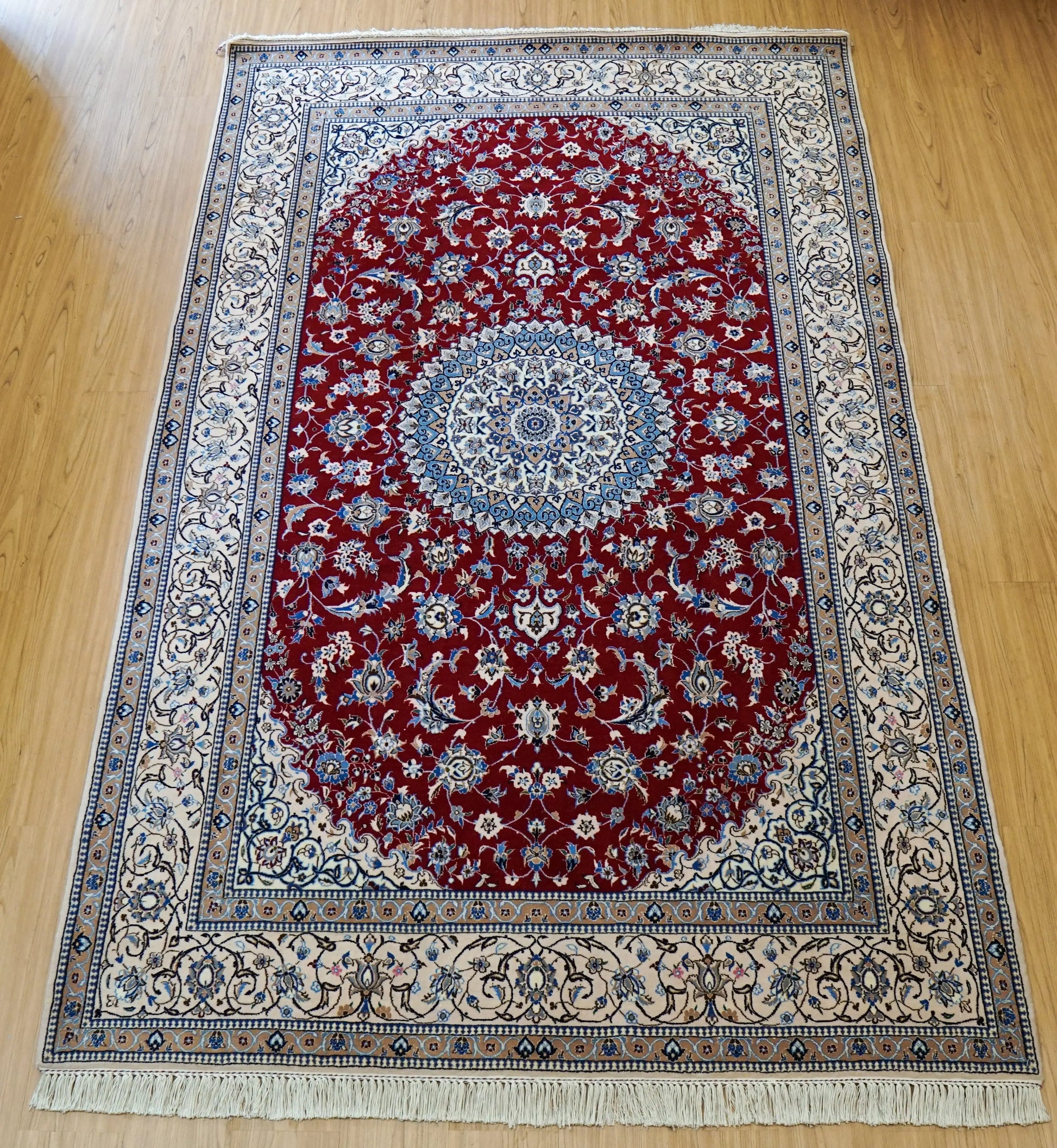 237×146cm ナイン産ペルシャ絨毯 6La Decorworks