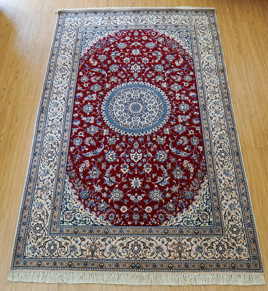 237×146cm ナイン産ペルシャ絨毯 6La Decorworks
