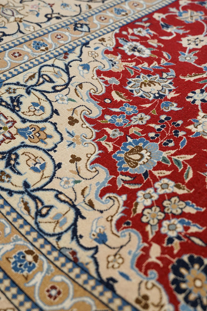 237×146cm ナイン産ペルシャ絨毯 6La Decorworks