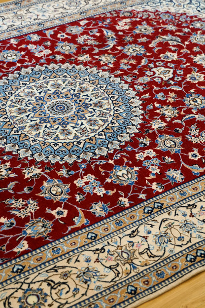 237×146cm ナイン産ペルシャ絨毯 6La Decorworks