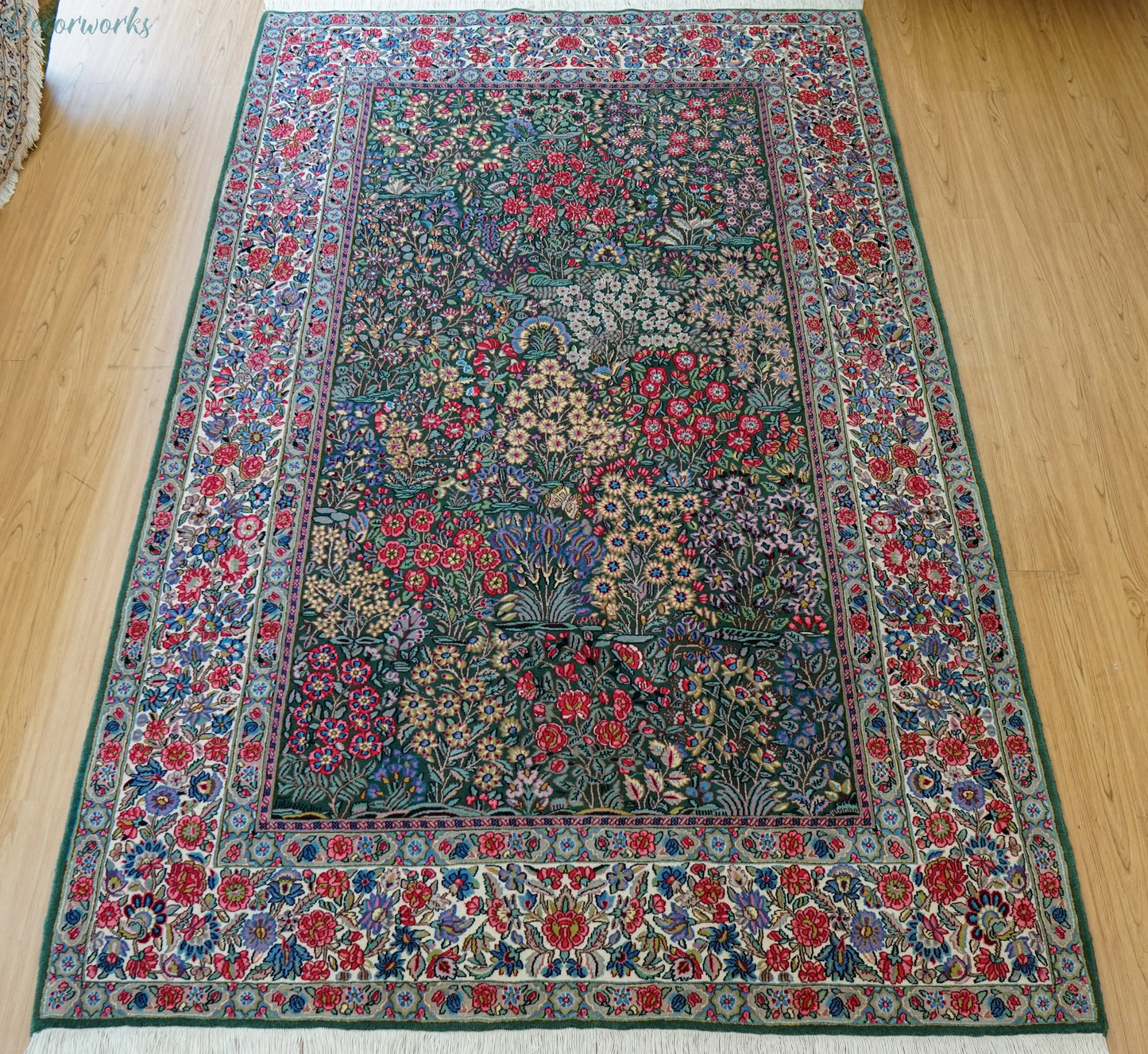 245×155cm　ペルシャ絨毯　ケルマン産 Decorworks