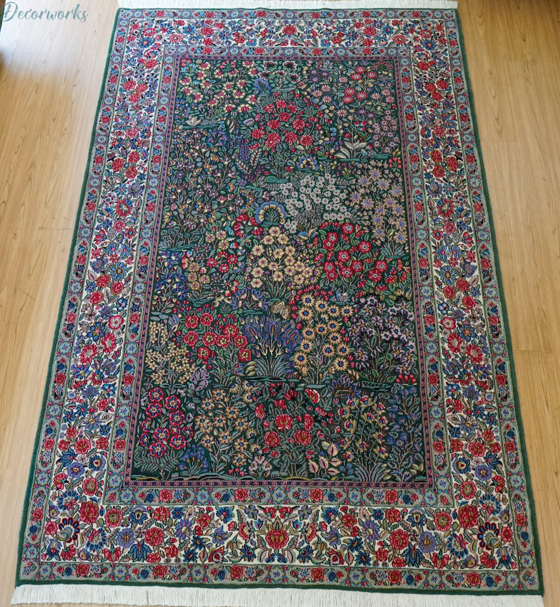 245×155cm　ペルシャ絨毯　ケルマン産 Decorworks
