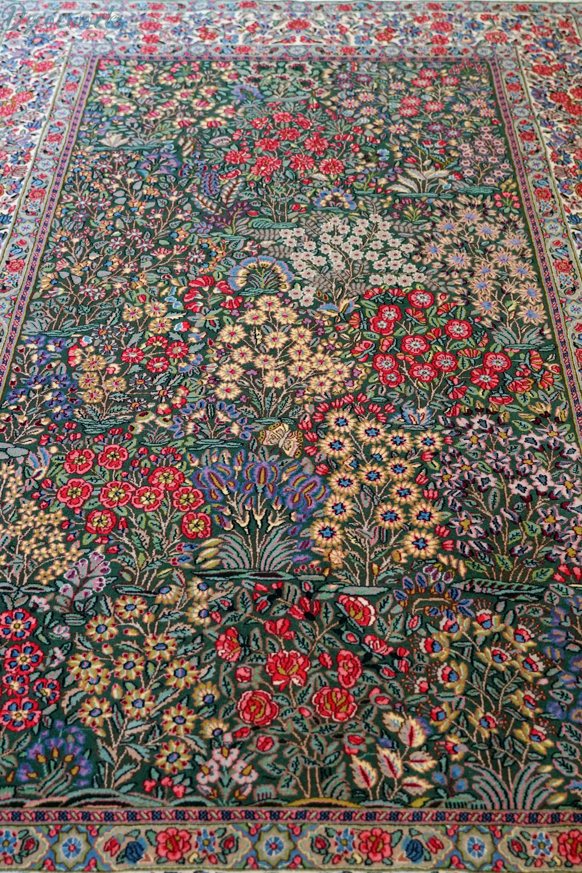 245×155cm　ペルシャ絨毯　ケルマン産 Decorworks