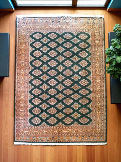 250×200cm【パキスタン手織り絨毯 Decorworks