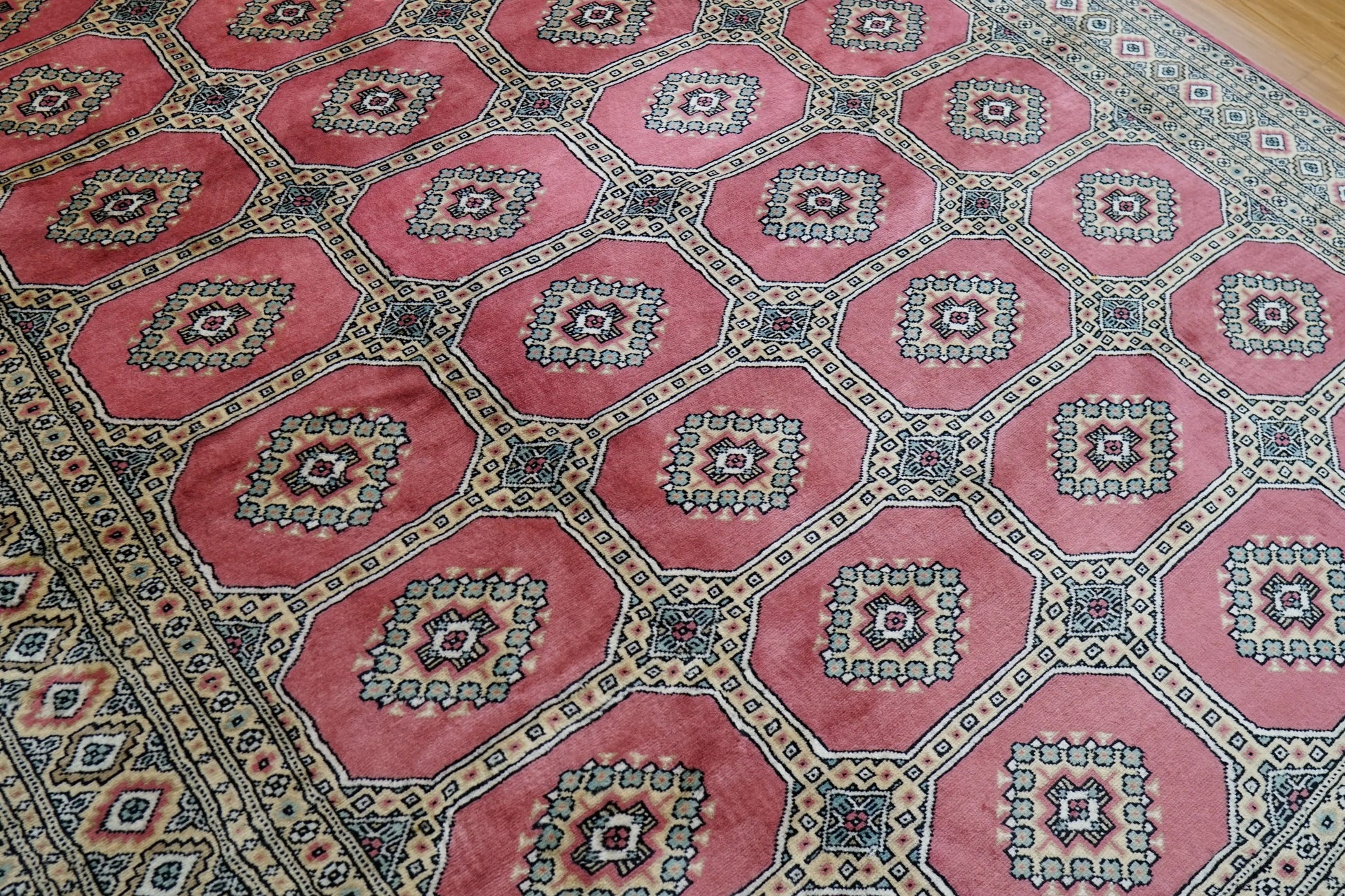 Collection パキスタン手織り絨毯 ジャルダール柄 高級ウール  255×205cm