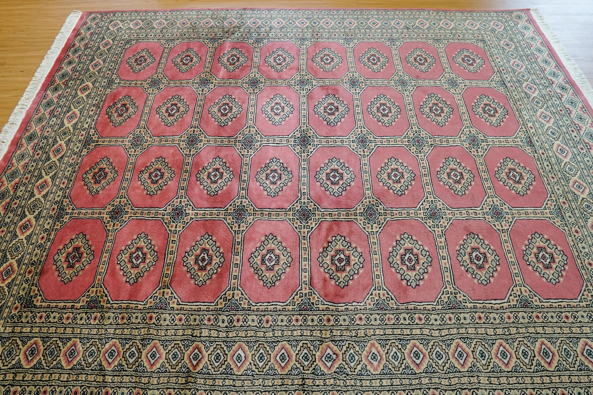Collection パキスタン手織り絨毯 ジャルダール柄 高級ウール  255×205cm