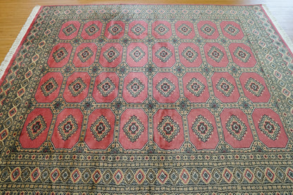 Collection パキスタン手織り絨毯 ジャルダール柄 高級ウール  255×205cm
