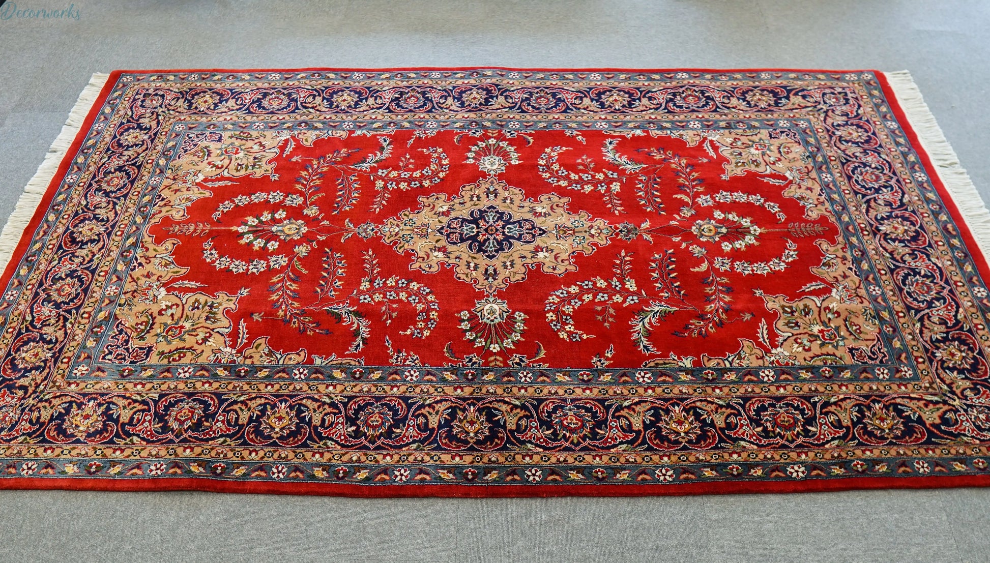 256×154cm ペルシャ手織り絨毯 - Decorworks