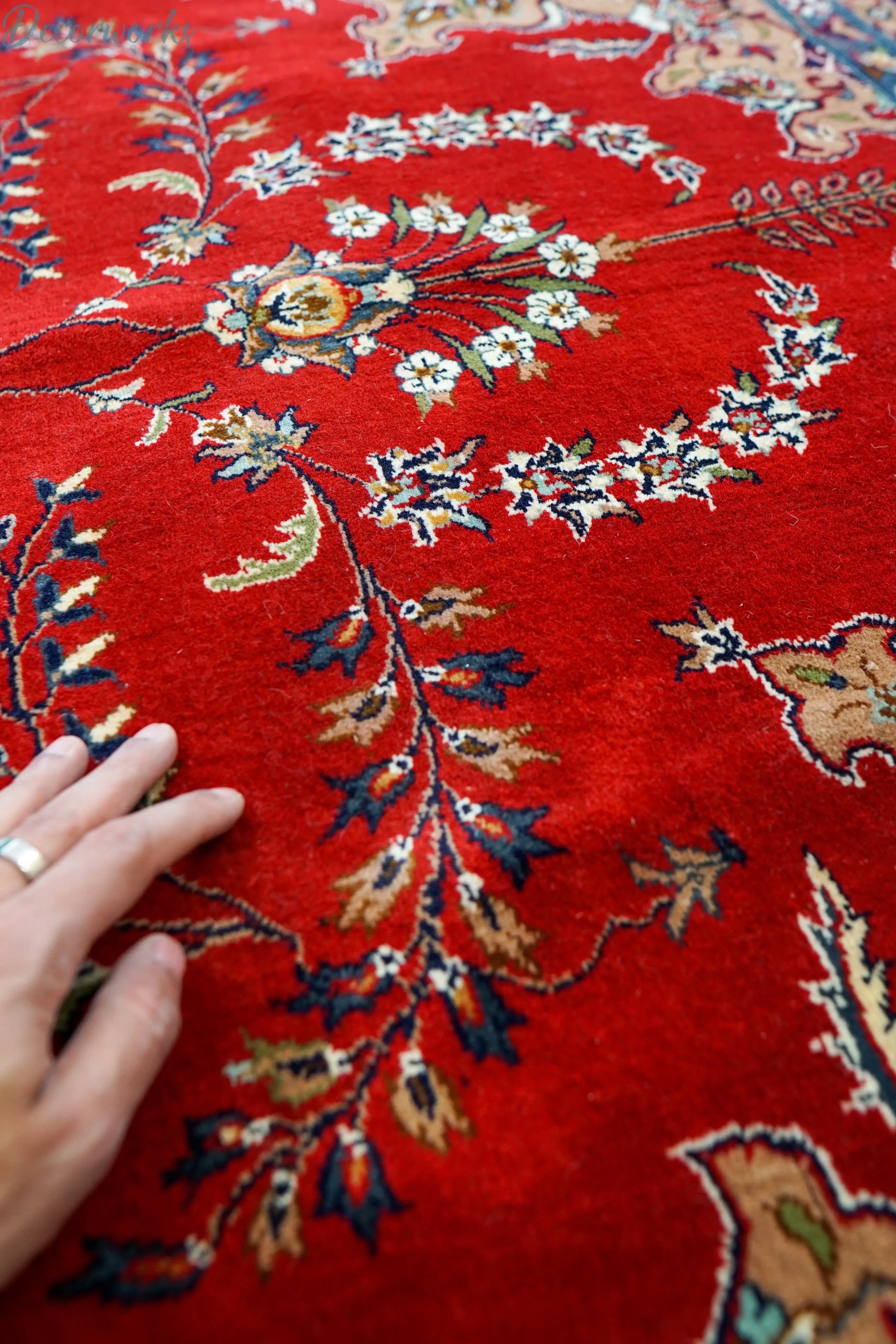 256×154cm ペルシャ手織り絨毯 - Decorworks