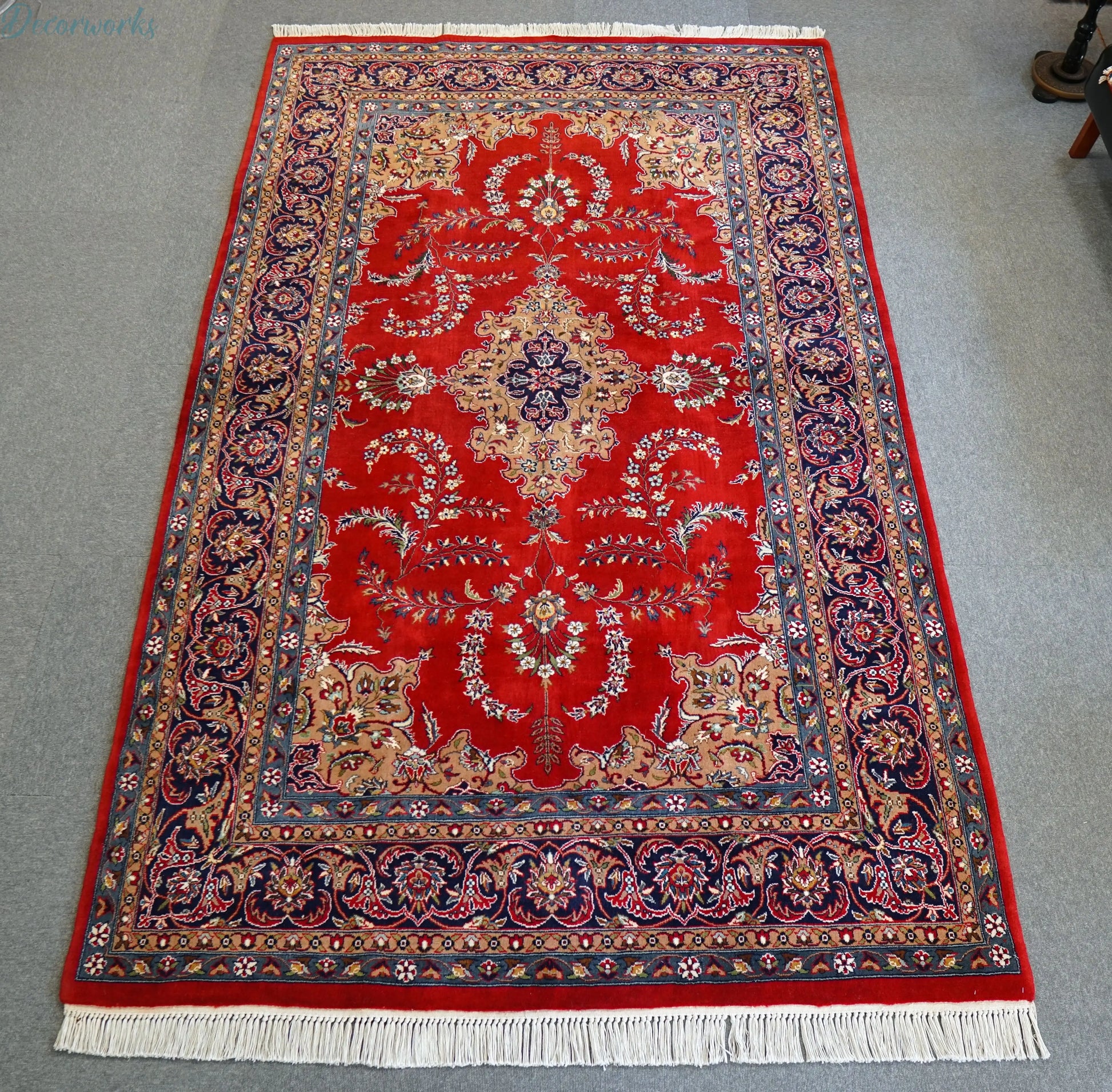 256×154cm ペルシャ手織り絨毯 - Decorworks